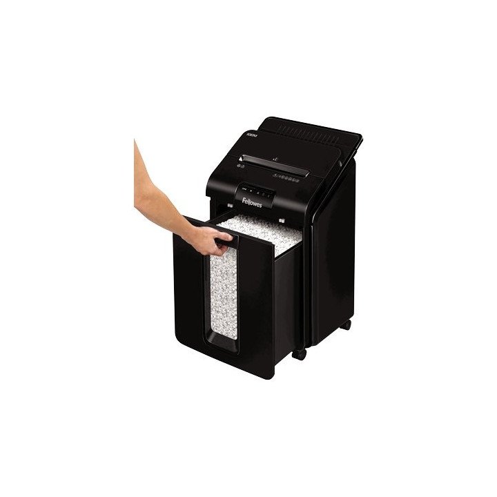 מגרסת נייר ביתית אוטומטית 23 ליטר Fellowes AutoMax 100M בצבע שחור – מש