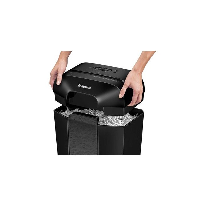 מגרסת נייר ביתית 18 ליטר Fellowes Powershred LX70 בצבע שחור – משלוח חי