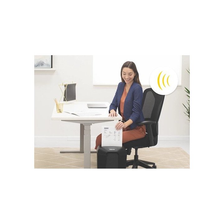 מגרסת נייר ביתית 18 ליטר Fellowes Powershred LX70 בצבע שחור – משלוח חי
