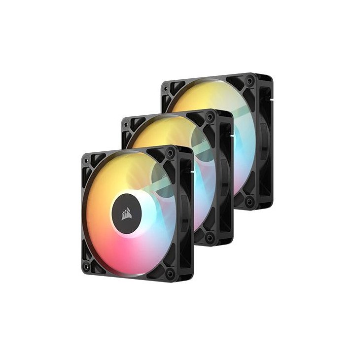 3 מאווררים הפוכים למארז 12 ס''מ CORSAIR RS120-R ARGB – תאורת ARGB – צב