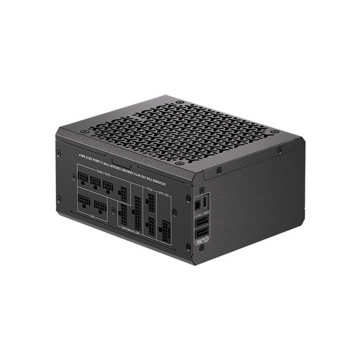 ספק כוח מודולרי 1000W בצבע שחור – CORSAIR HX1000i SHIFT – נצילות Cyben