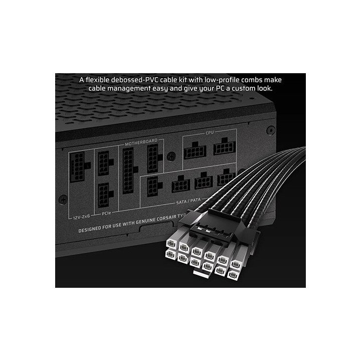 ספק כוח מודולרי 1500W בצבע שחור – CORSAIR HX1500i SHIFT – נצילות Cyben