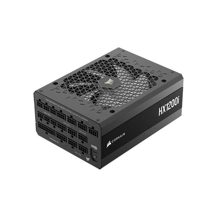 ספק כוח מודולרי 1200W בצבע שחור – CORSAIR HX1200i – נצילות Cybenetics 