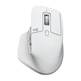 עכבר אלחוטי Logitech Mx master 3s Wireless Bluetooth בצבע אפור בהיר
