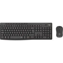 מקלדת ועכבר אלחוטי Logitech Wireless Combo MK295 עברית ואנגלית בצבע אפ