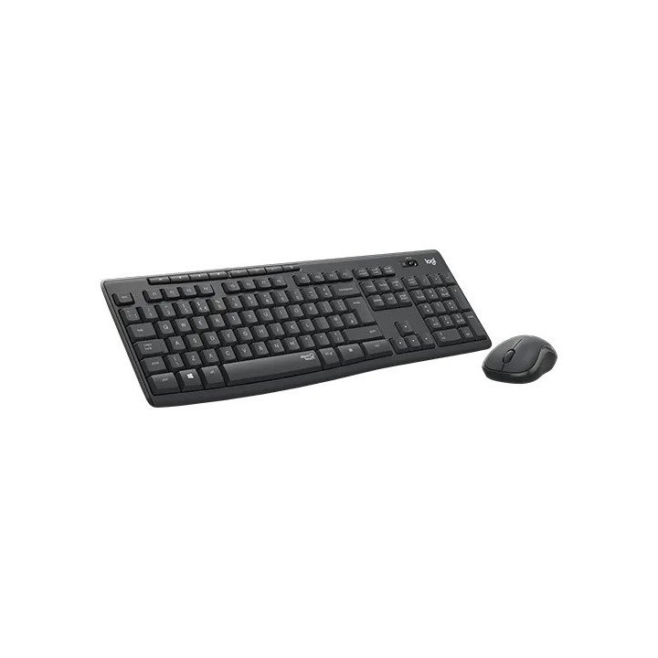 מקלדת ועכבר אלחוטי Logitech Wireless Combo MK295 עברית ואנגלית בצבע אפ