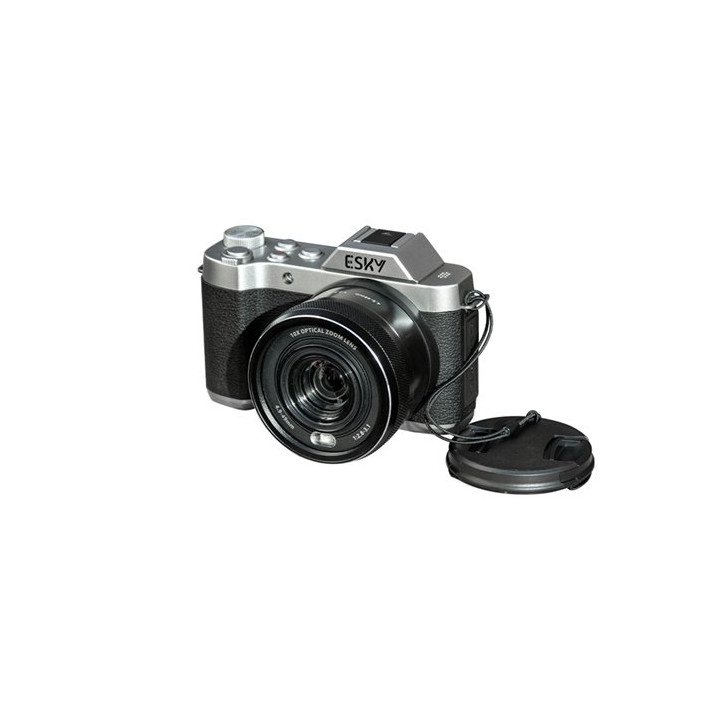 מציאון - מצלמת ולוג דיגיטלית 64MP - וידאו 4K, מסך 2.88 אינץ, זום דיגיט