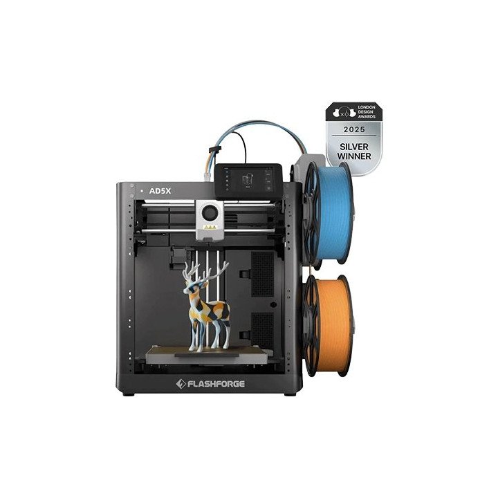 מדפסת תלת מימד ביתית צבעונית Flashforge Adventurer 5X – משלוח חינם