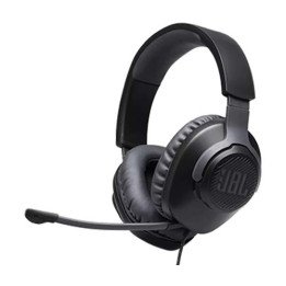 אוזניות JBL גיימינג חוטיות Quantum 100 בצבע שחור