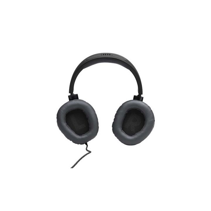 אוזניות JBL גיימינג חוטיות Quantum 100 בצבע שחור
