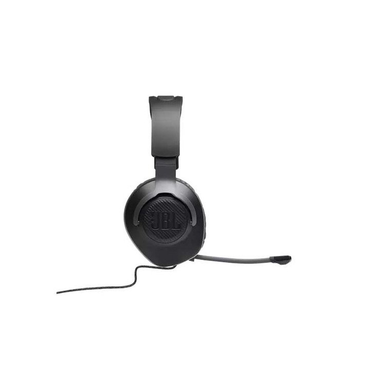 אוזניות JBL גיימינג חוטיות Quantum 100 בצבע שחור