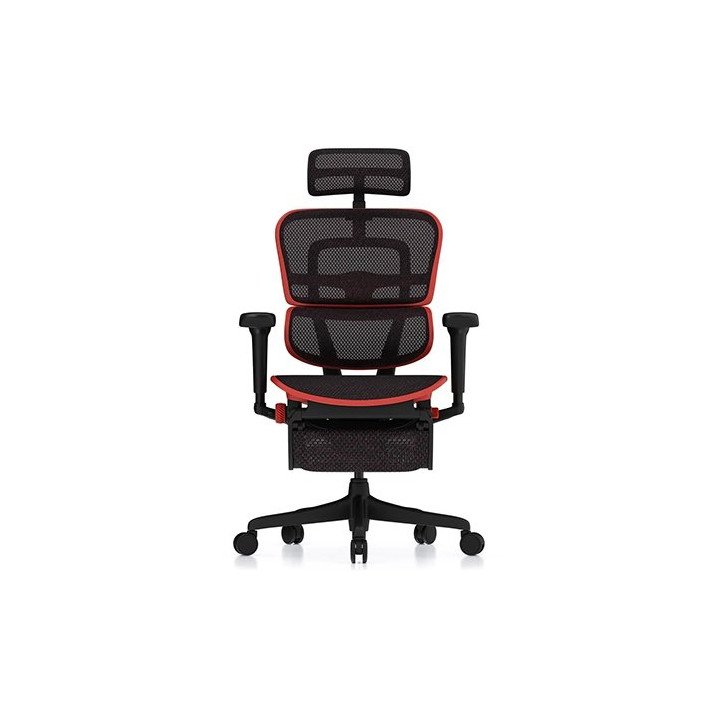 כיסא גיימינג ארגונומי קומפורט אדום Ergohuman Ultra Gaming רהיטי קיסר –