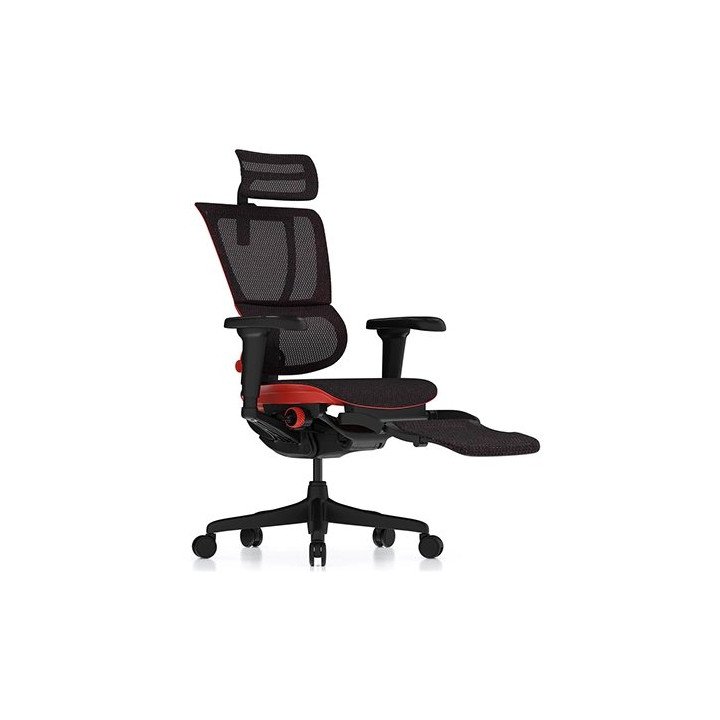 כיסא גיימינג רשת ארגונומי אדום Mirus Ultra רהיטי קיסר – משלוח חינם