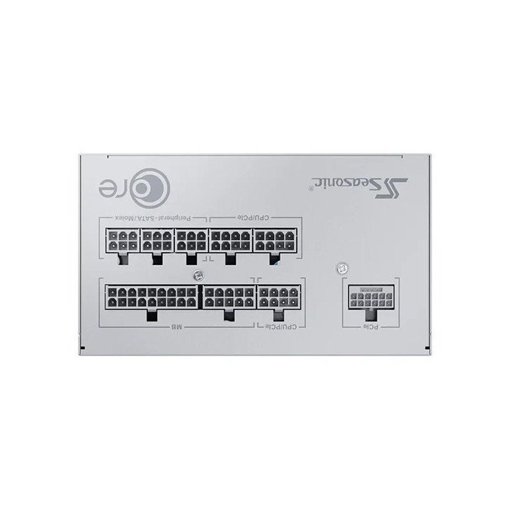ספק כוח למחשב מודולרי Seasonic CORE GX White ATX 3.1 – הספק 850W – נצי