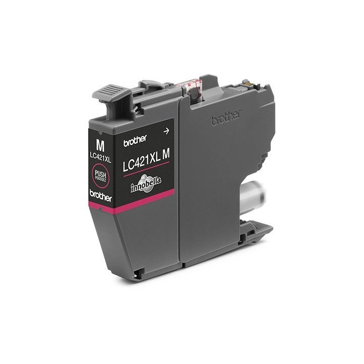 דיו למדפסת Brother מקורי בצבע אדום דגם LC421XLM