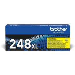 טונר למדפסת Brother ברדר מקורי צהוב בתפוקה גבוהה דגם TN248XLY