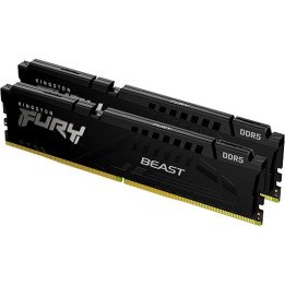זכרון למחשב Kingston Fury Beast DDR5 – מהירות 5600MT/s – נפח 2x32GB – 