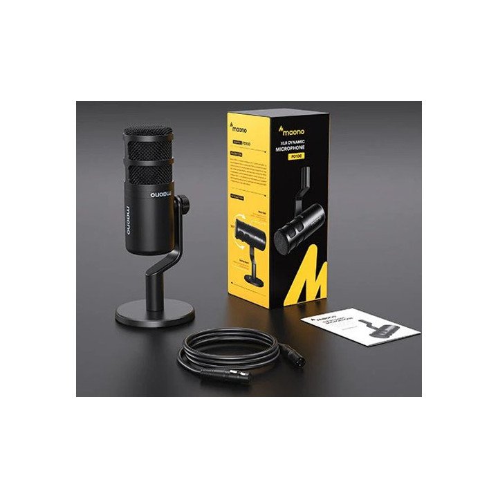 מיקרופון דינמי לפודקאסט עם חיבור Maono PD100 XLR