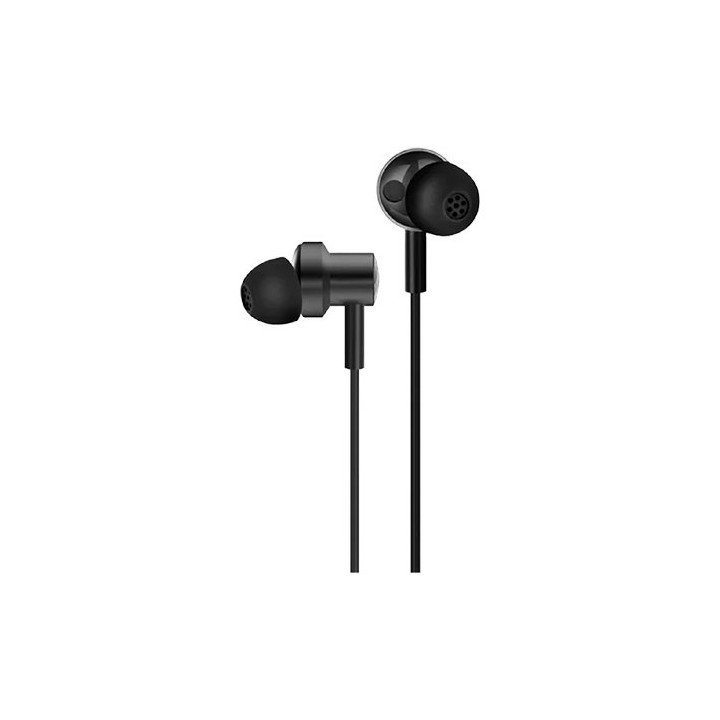 אוזניות חוטיות שיאומי Xiami Mi Dual Driver In-Ear בצבע שחור