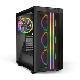 מארז מחשב Be Quiet! Pure Base 500FX בצבע שחור כולל חלון צד
