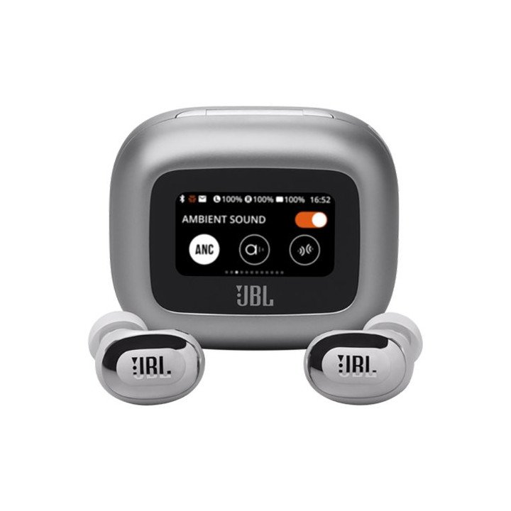 אוזניות JBL אלחוטיות Live Buds 3 TWS בצבע כסוף