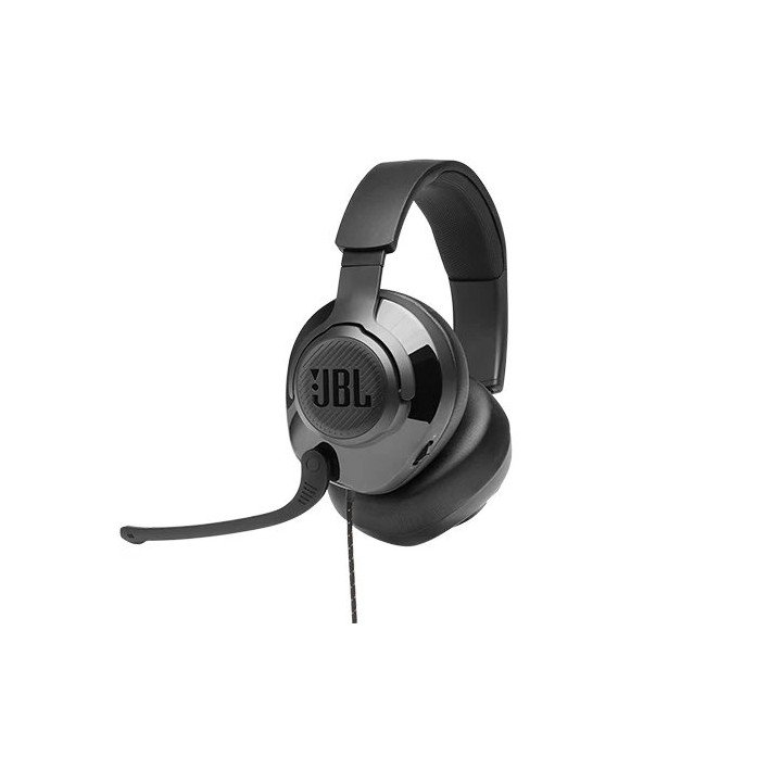 אוזניות JBL גיימינג חוטיות Quantum 200 בצבע שחור