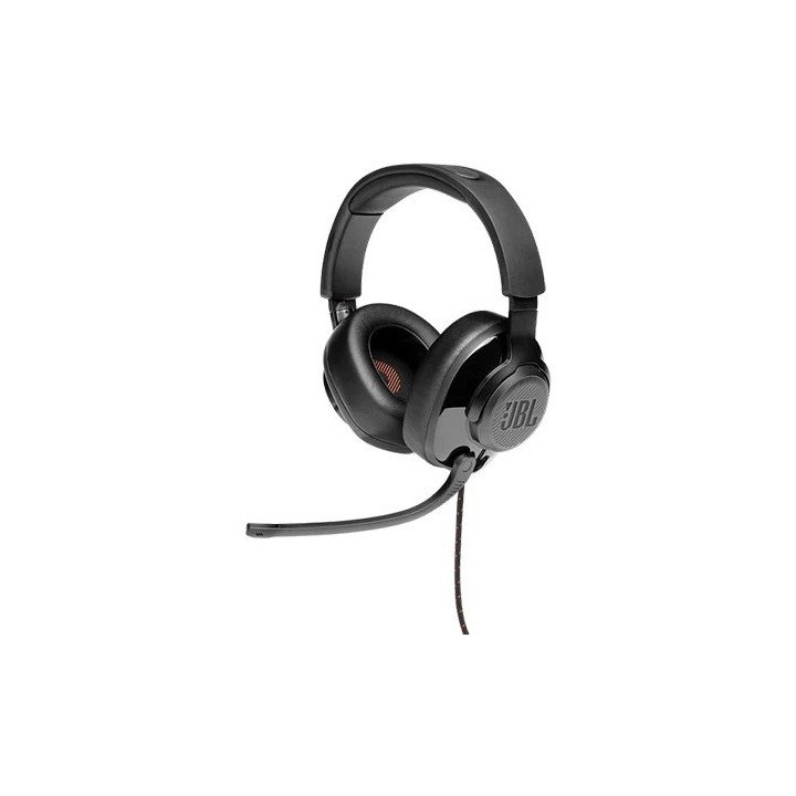 אוזניות JBL גיימינג חוטיות Quantum 200 בצבע שחור