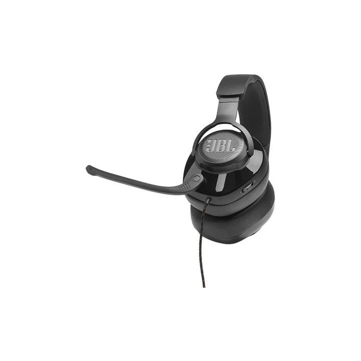 אוזניות JBL גיימינג חוטיות Quantum 200 בצבע שחור