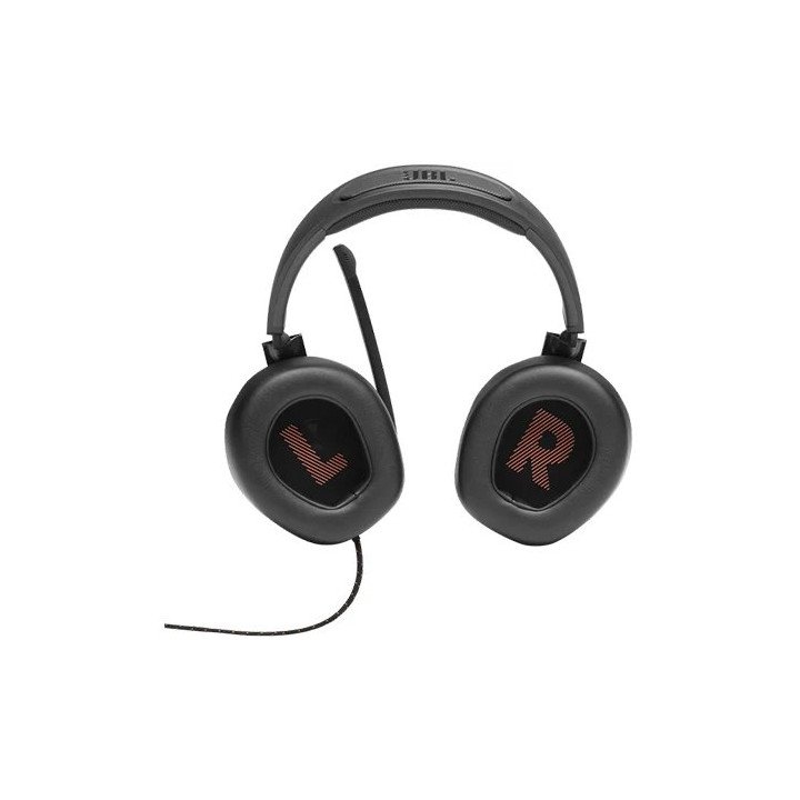 אוזניות JBL גיימינג חוטיות Quantum 200 בצבע שחור
