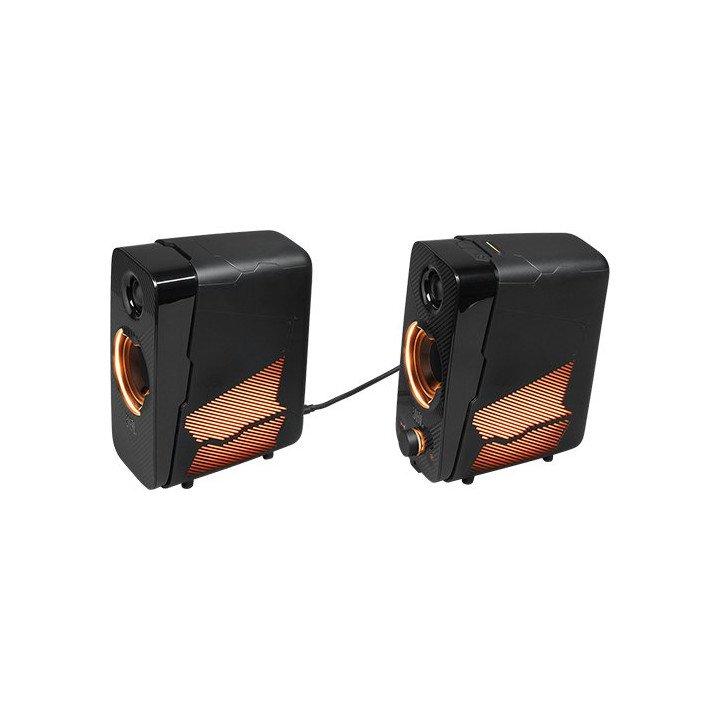 רמקולים גיימינג למחשב JBL Quantum Duo – תאורת RGB – קישוריות USB, PL ו
