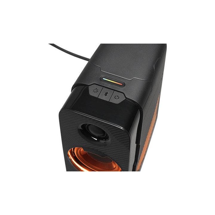רמקולים גיימינג למחשב JBL Quantum Duo – תאורת RGB – קישוריות USB, PL ו