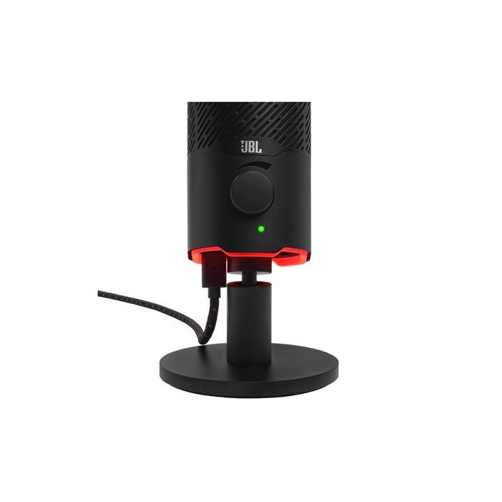 מיקרופון גיימינג JBL Quantum Stream – תאורת RGB – חיבור USB – בורר וול