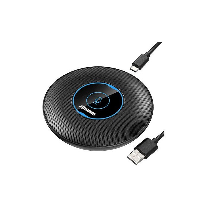 מיקרופון שולחני לחדר ישיבות Super Sound ZTM10 חיבור USB בצבע שחור