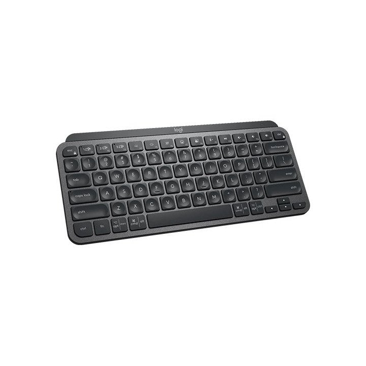 מקלדת אלחוטית בלוטוס מוארת Logitech MX Keys Mini Bluetooth בצבע אפור