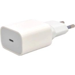 מטען קיר Apple 20W USB‑C באריזת חיסכון – ללא כבל – צבע לבן