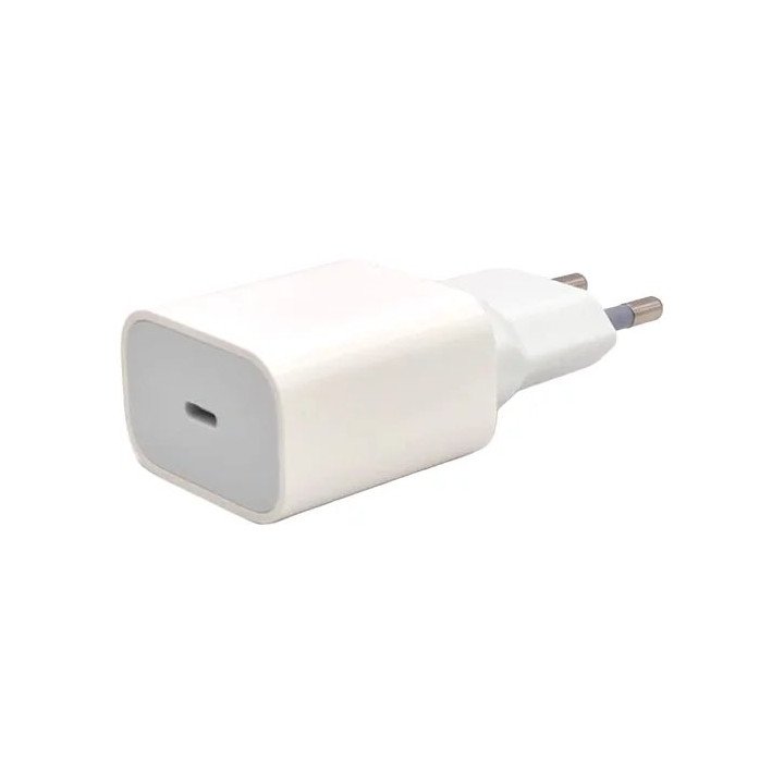 מטען קיר Apple 20W USB‑C באריזת חיסכון – ללא כבל – צבע לבן