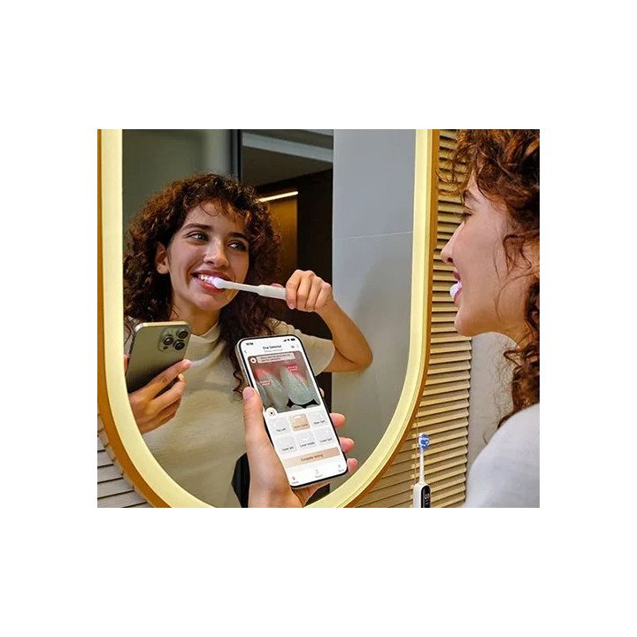 מברשת שיניים חשמלית מובה MOVA Fresh 20 Vision בצבע לבן
