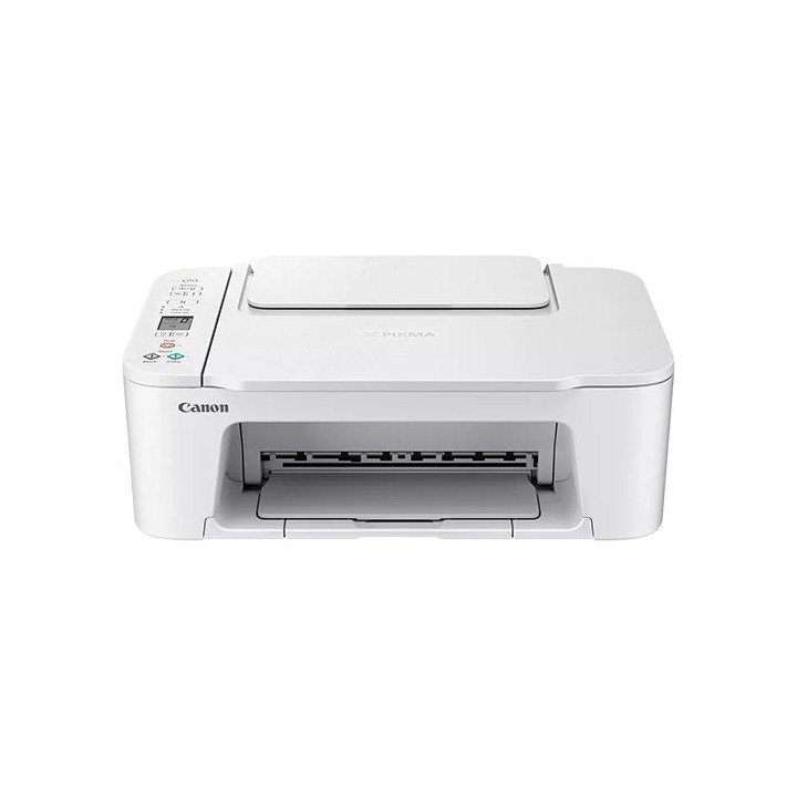 מדפסת קנון משולבת אלחוטית צבעונית Canon PIXMA TS3751i בצבע לבן