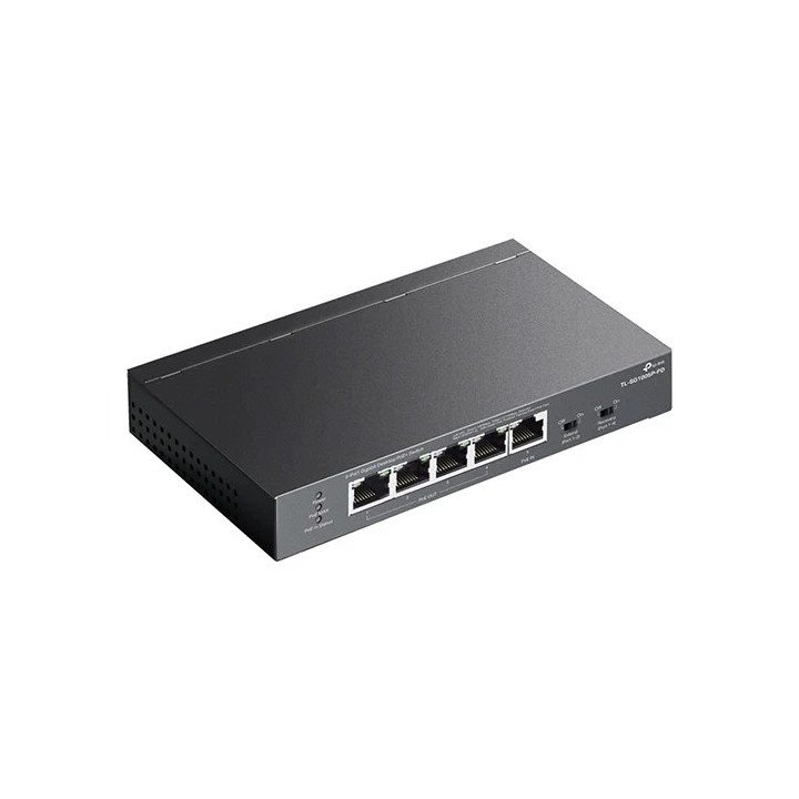 מתג רשת שולחני TP-Link TL-SG1005P-PD עם 5 פורטים Gigabit ו +PoE