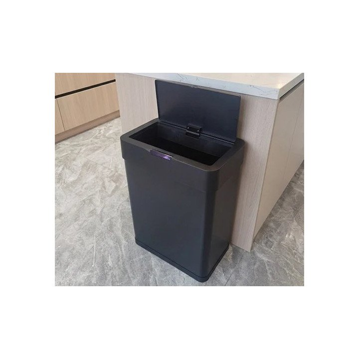 פח אשפה חשמלי למטבח 60 ליטר שחור Super Home