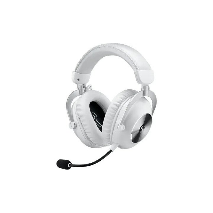 אוזניות גיימינג אלחוטיות Logitech G PRO X 2 LIGHTSPEED בצבע לבן