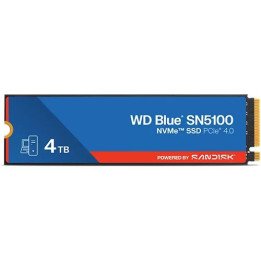 כונן WD Blue SN5100 NVMe SSD – נפח 4TB – ממשק PCIe Gen 4.0 – דגם WDS40