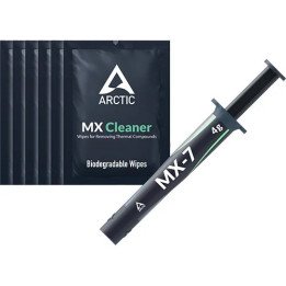 משחה טרמית ARCTIC MX-7 תכולה כ-4 גרם + 6 מטליות לניקוי משחה