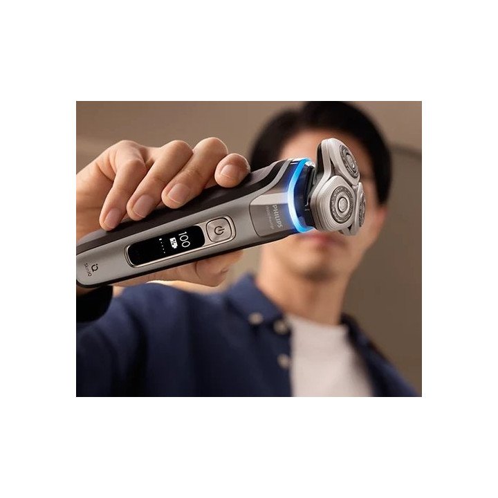 מכונת גילוח פיליפס נטענת Philips i9000 Prestige XP9202/10 לשימוש רטוב 