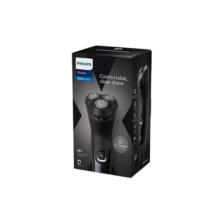 מכונת גילוח פיליפס PHILIPS Shaver 3000X Series X3021/00 לשימוש רטוב וי