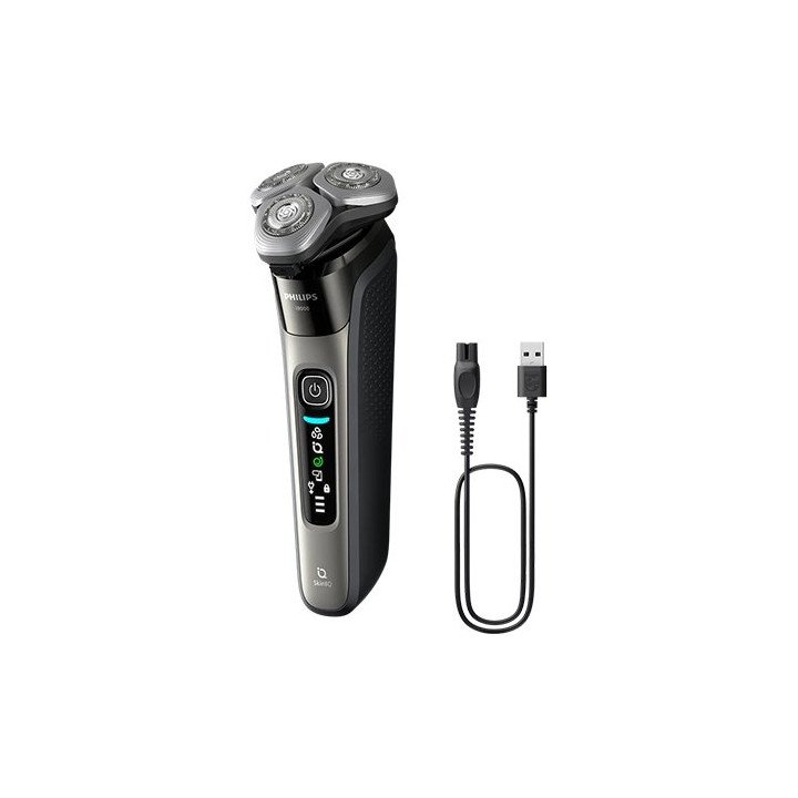 מכונת גילוח פיליפס נטענת Philips i9000 X9002/05 לשימוש רטוב ויבש עם Sk