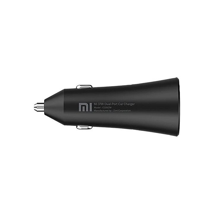 מטען מהיר לרכב Xiaomi Mi 37W Dual-Port – עם 2 יציאות USB - ללא כבל