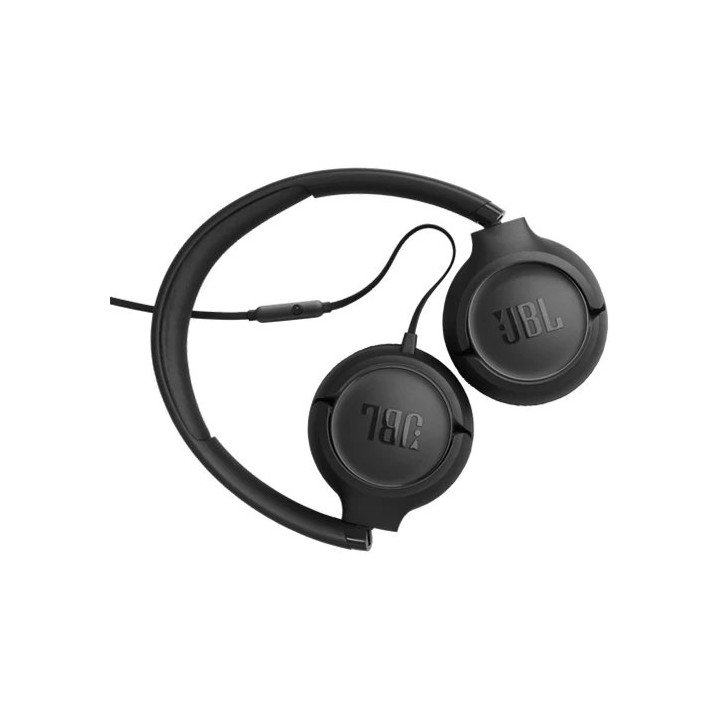 אוזניות JBL חוטיות Tune 530 Wired בצבע שחור