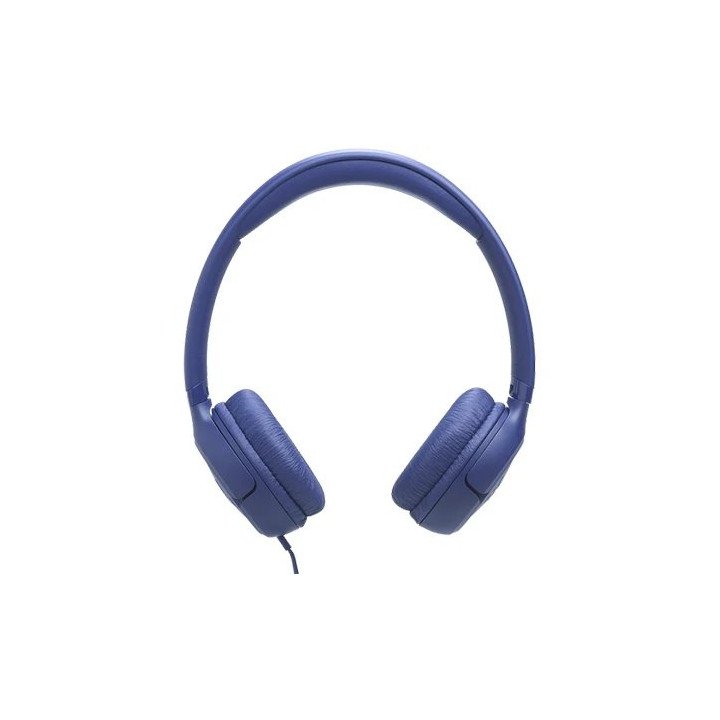 אוזניות JBL חוטיות Tune 530 Wired בצבע כחול