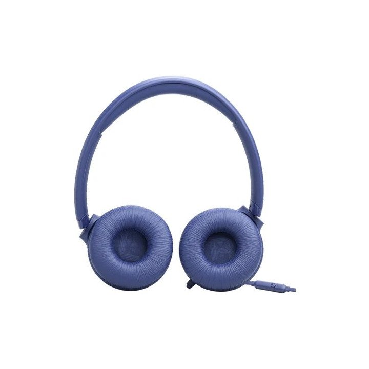 אוזניות JBL חוטיות Tune 530 Wired בצבע כחול